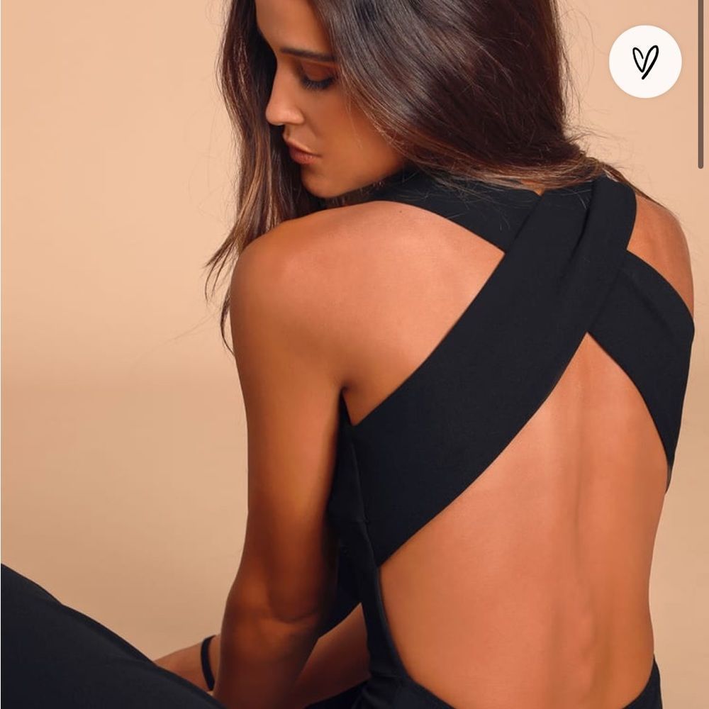 Lulu’s Thinking Out Loud Black Jumpsuit